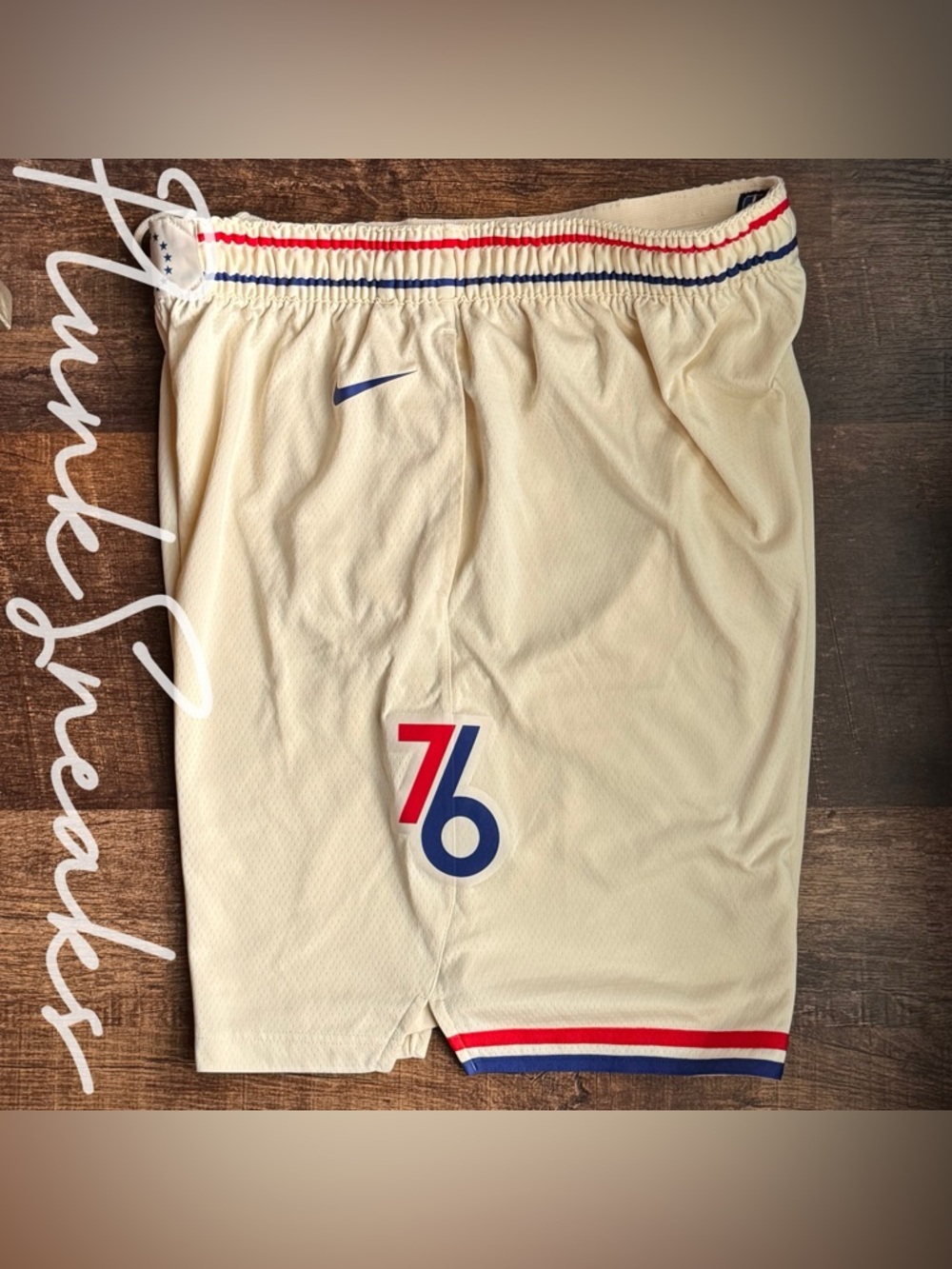 Nike Philadelphia 76ers Swingman City Edition Vintage Short • Parchment • 2018